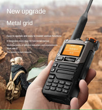 K6 UVK5(8)AM/FM/DTMF walkie Talkie 200Three Frequency Receiving walkie Talkie NOAA Weather Forecast, with Flash Replication Freq