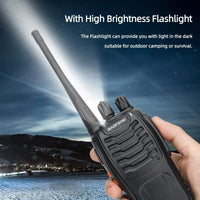 Baofeng 6Pcs BF 888S Walkie Talkie UHF 400 470MHz Long Range Two Way Ham Radios Transceiver for Hunting Hotel