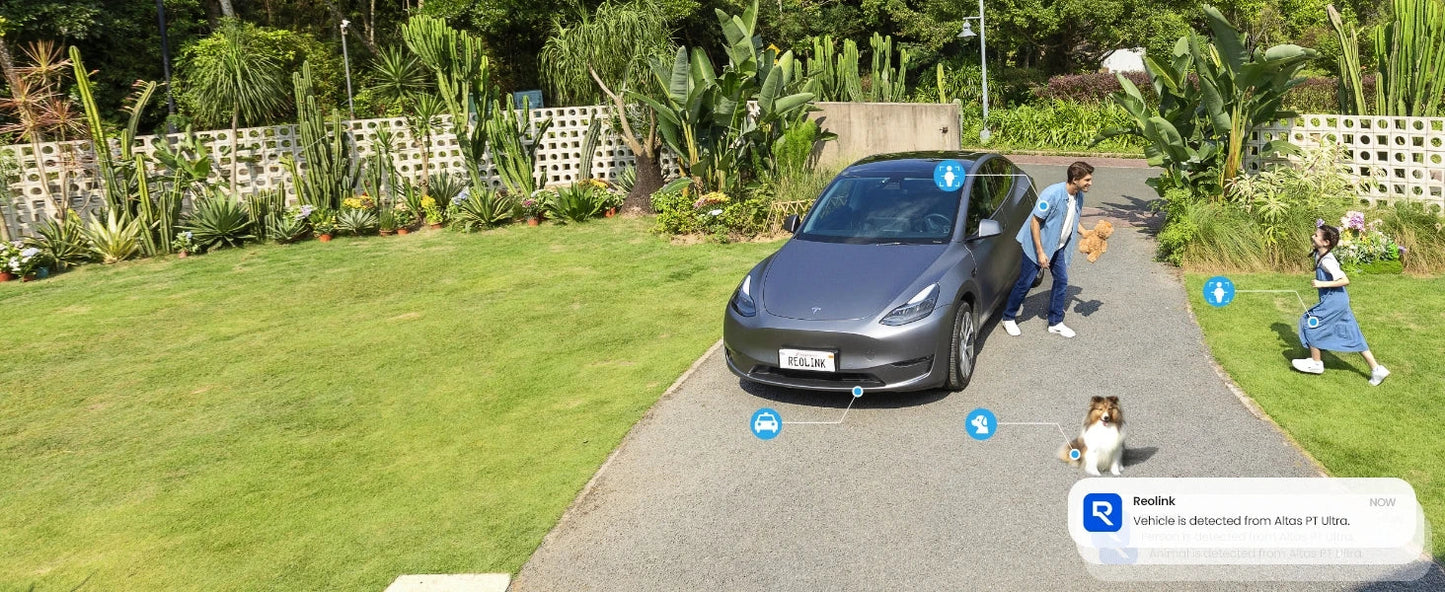 Reolink 4K Solar WiFi Security Camera Long Lasting 360° PT Auto Tracking Wireless ColorX Night Vision Dual-Band WiFi 6 IP Camera