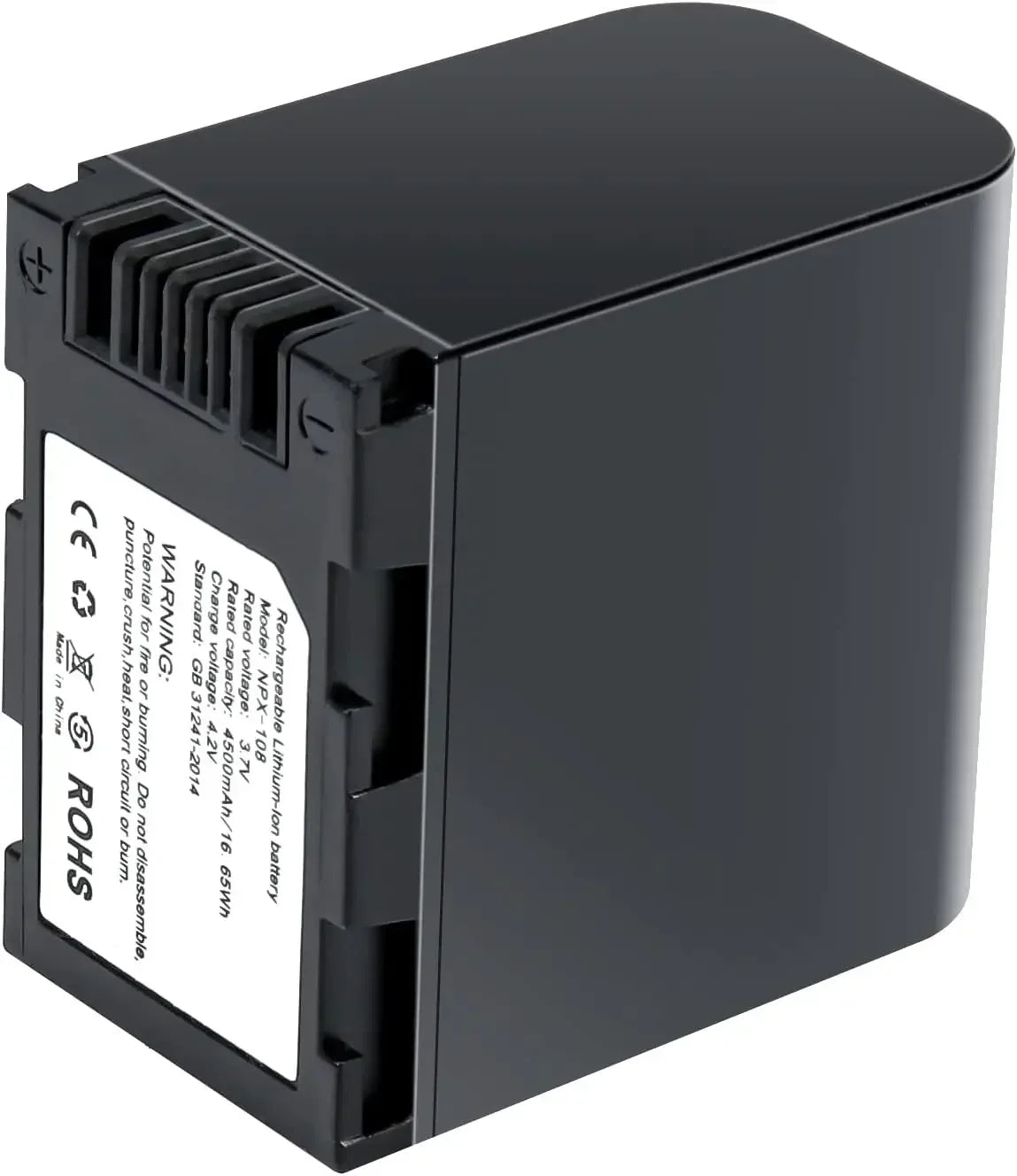 Hot sale 4500mAh V18 NPX-108 Rechargeable Battery Pack RX100 RX200 Camera Battery/Dual Charger for for Video Camcorders