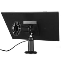30W Solar Panel for Security Camera Micro USB/USB-C/DC5521 360°Adjustable Mount IP65 Waterproof for EufyCam/Wyze Cam