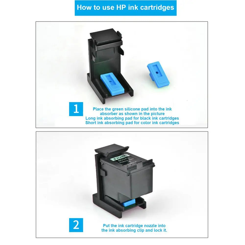 Ink Refill Tool Kit Syringe Tool Kit Multifunctional Ink Refill Cartridge Clip Inkjet Printer Cartridges Refill Kit Convenient