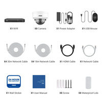 ANNKE 4K 8CH POE Network Video Surveillance System NVR Recorder With 8PCS 4PCS 8MP Audio Recording Security Ip Camera