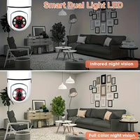 4PC Boykeep Light Bulb Security Cameras, Wireless 5G WiFi ,Ease Life APP,360 Degree E27 1080P Cam,Night Vision,Motion Detection