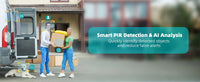 ZUMIMALL APP F5 Security Cameras Wireless Outdoor with Magnetic Mount, Battery Powered, 2.4G WiFi ,3MP Color Night Vision