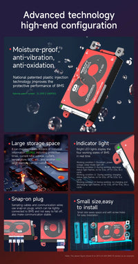 Daly Smart BMS for LifePo4 4S 12V 8S 24V 16S 48V 100A 250A Bluetooth RS485 CANBUS Communication Solar Battery Wide Application