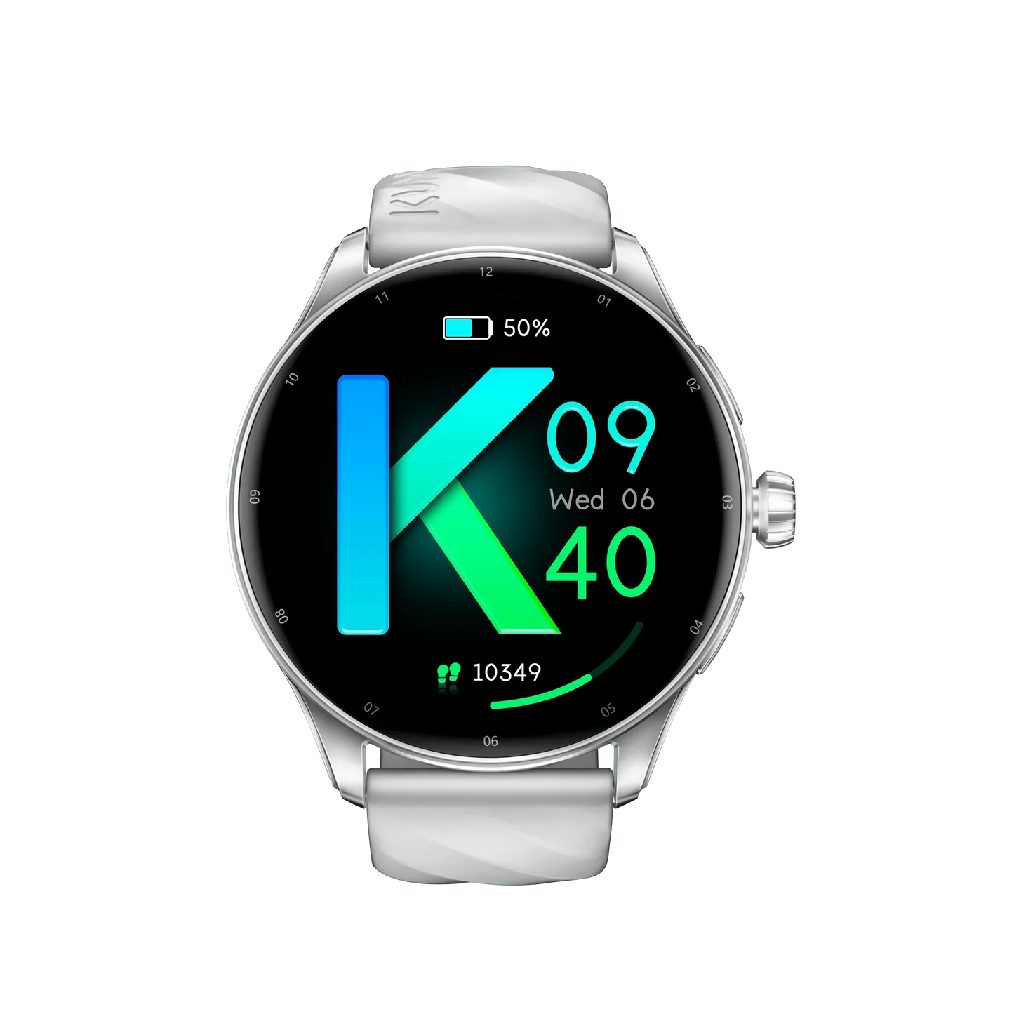 KUMI GW5 Pro Smartwatch 1.43" AMOLED IP68 Waterproof Bluetooth 5.2 Fitness Tracker Heart Rate Blood Oxygen Monitor