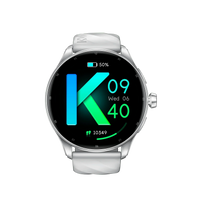 KUMI GW5 Pro Smartwatch 1.43" AMOLED IP68 Waterproof Bluetooth 5.2 Fitness Tracker Heart Rate Blood Oxygen Monitor