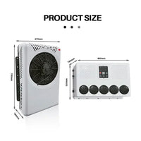 Treeligo 2025 12V Car Parking Air Conditioner 10500btu electrical Split Air AC Unit For RV Truck Tractors Van Motorhome Camper
