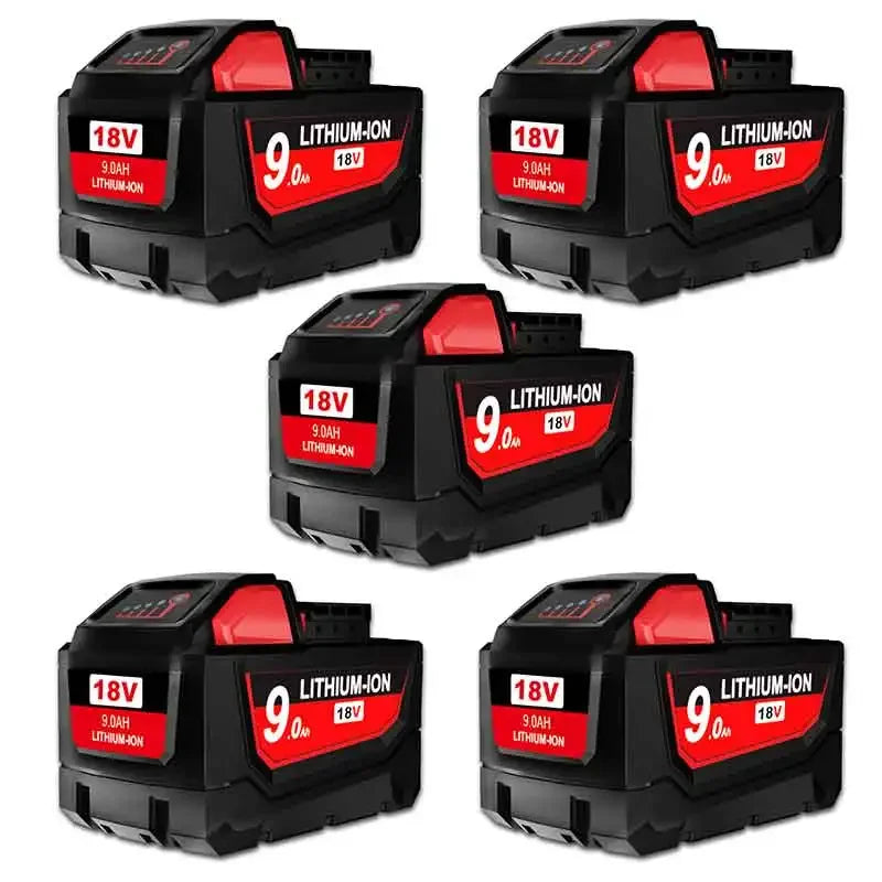 For Milwaukee 18V  M18 lithium 6.0Ah/9.0Ah XC Lithium Battery 48-11-1860 48-11-1850 48-11-1840 48-11-1820 Charger rechargeable P
