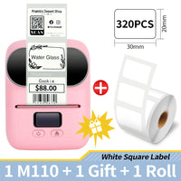 Phomemo M110 Self-adhesive Smart Thermal Label Printer for Business,Barcode Label, Price Tag, Address Wireless Sticker Printer