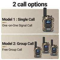 2X AI-G7 Global Network POC Radio Walkie Talkie 4G WiFi Unlimited Range Type-C Long Range Sim Card Two Way Radio for Hunting