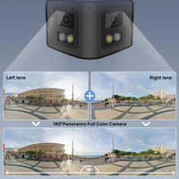 VIKYLIN 180° Panoramic View 4MP Dual-Lens PoE Security IP Camera CCTV Home Outdoor Video Surveillance POE Security camera Onvif