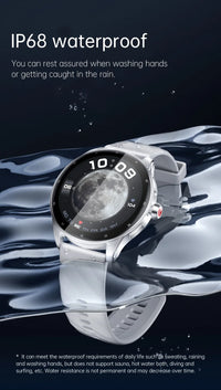 KUMI GW5 Pro Smartwatch 1.43" AMOLED IP68 Waterproof Bluetooth 5.2 Fitness Tracker Heart Rate Blood Oxygen Monitor
