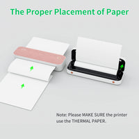 PeriPage A40 A4 Printer Wirless Printer USB Android BT Printing PDF File Webpage Contract Picture with 10 Rolls Thermal Paper