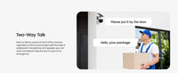 AOSU 3MP 100% Wire-Free Solar WiFi Camera 5000 mAh Two-way Audio Security Camera Wireless Solar Panel PTZ CCTV Camera