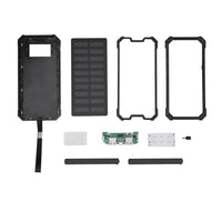 Mobile Power Bank Solar Power Bank Portable 20000mAh Fast Charging Dual USB Polar Mobile Power Bank Case DIY Kit Power Bank Case