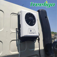 Treeligo 10500BTU Car Electric Parking Cooling Air Conditioner 12V/24V Split Air AC Unit for Truck Caravan Camper Van RV