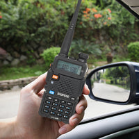 UV-5R Walkie Talkie 5W Dual Band Two Way Radio Commutator VHF/UHF 136-174MHz &400-520MHz Handheld Station Receiver Ham Radio Set
