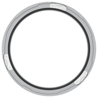 Stylish Metal Bezel Ring Replacement Case Cover for CMF by Nothing Watch Pro 2 with Tempered Glass Protector