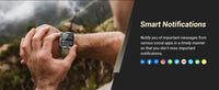 Blackview New Smart Watch 2.01'' HD Display Outdoor Men's Watches with Emergency Lighting Bluetooth Call Waterproof Smartwatch