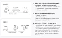 Jennov 4K 8MP Outdoor PTZ IP POE Camera 20X Optical Zoom & Human Detection, 320ft IR Night Vision,  Hikvision Onvif Compatible