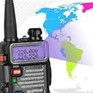 Baofeng X Radioddity UV-5RX3 Tri-band VHF, 1.25M, UHF Amateur Handheld Ham Two Way Radio Walkie Talkie With Earpiece And