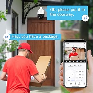Jennov 4K 8MP Outdoor PTZ IP POE Camera 20X Optical Zoom & Human Detection, 320ft IR Night Vision,  Hikvision Onvif Compatible
