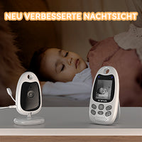 BOIFUN Baby Monitor with Camera Portable Vox Function Temperature Sensor Video 2.4 GHz Smart Standby 720p Bidirectional Voice