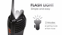 1-4 PCS Baofeng BF-888S UHF Walkie Talkie Long Range VOX Two Way Radio + Earpiece