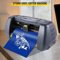 SucceBuy Vinyl Cutter Machine Computer Windows Software 3 Blades Pen Holder 14Inch 375MM Max Paper Feed Printer Cutting Plotter